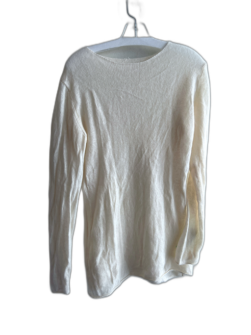 Alo Size Est Small Off White No Fabric Tag Long Sleeve Wide Neck Lightweight Top Off White / Est Small