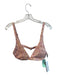 Dippin Daiseys Size M Pink & Brown Polyester & Spandex Triangle Leopard Swimsuit Pink & Brown / M