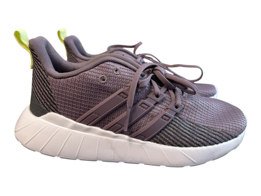 Adidas Shoe Size 6 Purple Manmade Material Waffle Knit lace up Color Block Shoes Purple / 6
