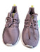 Adidas Shoe Size 6 Purple Manmade Material Waffle Knit lace up Color Block Shoes Purple / 6
