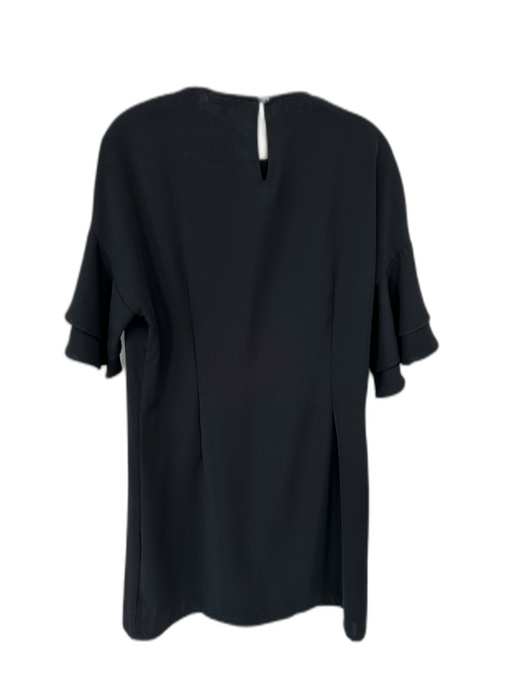 Jade Size M Black Long Bell Sleeve Back Button Dress Black / M