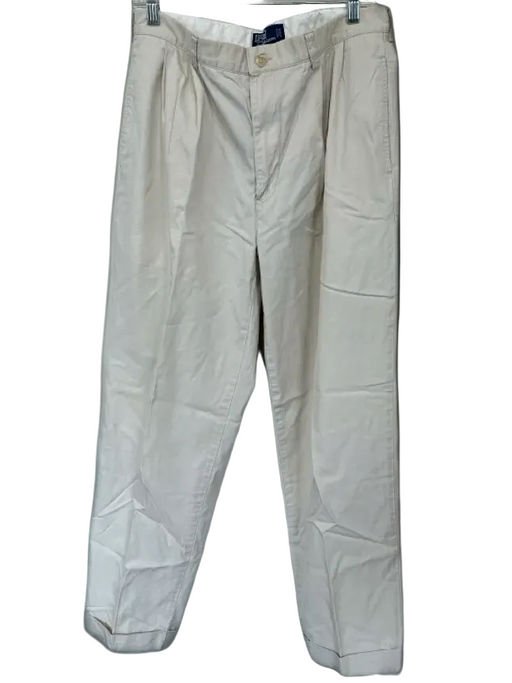 Polo Ralph Lauren Size 34x30 Light Khaki Cotton Men's Pants Light Khaki / 34x30
