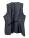 Aligne Size US 16 Black Button Up Princess Seams Welt Pocket Vest Top Black / 16