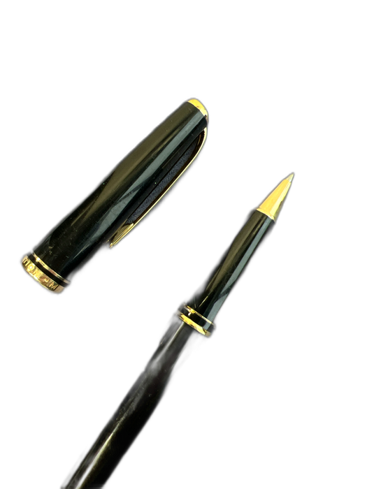 Mont Blanc Black & Gold Metal Ball Point Pen Other Black & Gold