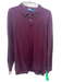 Polo Size XXL Dark Purple Cotton Solid Men's Long Sleeve Shirt Dark Purple / XXL