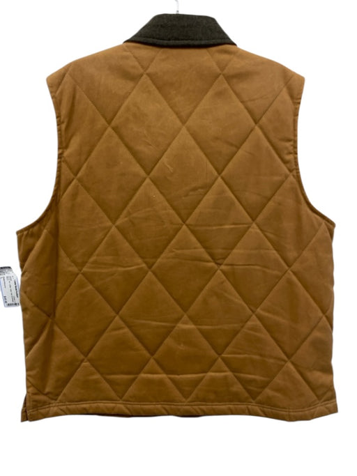 Onward Reserve AS IS Size L Tan Cotton Solid Vest Men's Jacket Tan / L