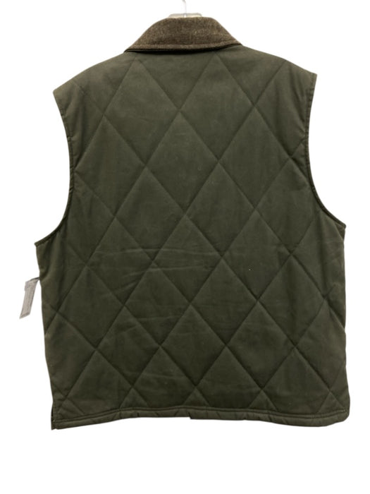 Onward Reserve Size L Olive Green Cotton Solid Vest Men's Jacket Olive Green / L