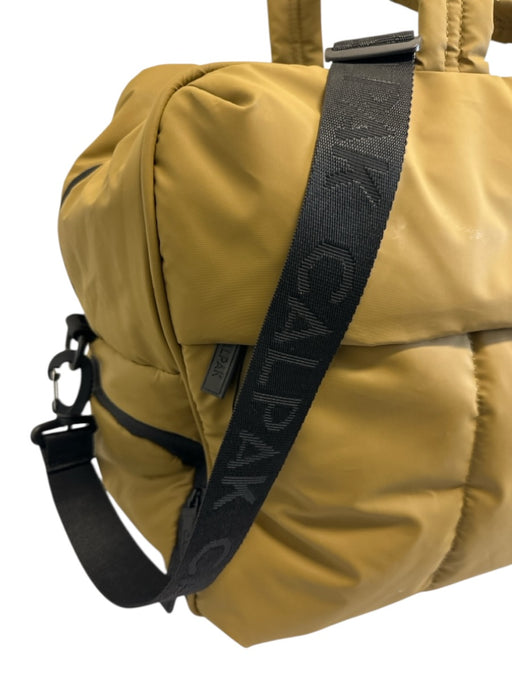 Calpak Tan Brown Polyester Top Handle Puffer Zip Close Duffle Bag Tan Brown / Large