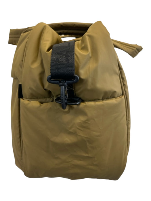 Calpak Tan Brown Polyester Top Handle Puffer Zip Close Duffle Bag Tan Brown / Large