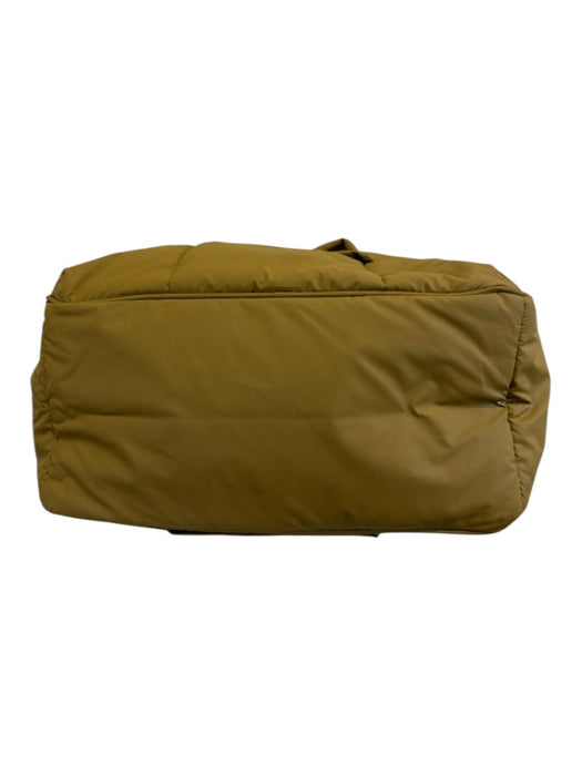 Calpak Tan Brown Polyester Top Handle Puffer Zip Close Duffle Bag Tan Brown / Large