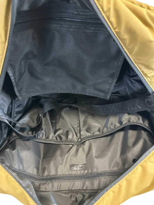 Calpak Tan Brown Polyester Top Handle Puffer Zip Close Duffle Bag Tan Brown / Large