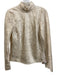 Rails Size Small Light Gold Polyester Long Sleeve Crinkle Mock Neck Top Light Gold / Small
