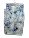 Hunter Bell Size S White, Mint & Purple Pirnt Polyester Blend Pencil Knee Skirt White, Mint & Purple Pirnt / S