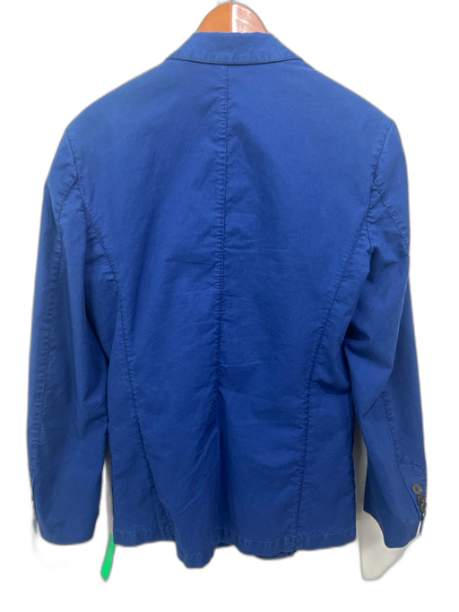 Alexander McQueen Blue Solid 2 Button Men's Blazer Blue / 48