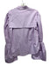 Melbourne Size Medium Light Purple Cotton Long Bell Sleeve Button Front Top Light Purple / Medium
