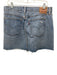 Levi's Size 31 Medium Wash Cotton Denim High Rise Distressed 5 Pocket Skirt Medium Wash / 31