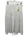 J Crew Size 6 White Polyester Blend Gathered Floral Eyelet Scalloped Hem Skirt White / 6