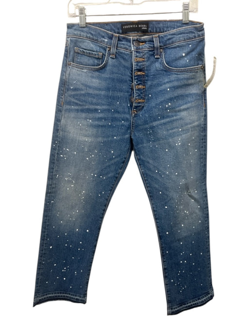 Veronica Beard Jeans Size 29 Medium Wash Cotton Denim High Rise Button Fly Jeans Medium Wash / 29