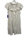 Sea New York Size M White Cotton Back Zip & clasp Ruffle Collar Dress White / M