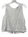 J. Crew Size L White Linen Sleeveless Back Button Down Top White / L