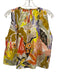 Marie Oliver Size M White, Yellow & Multi Cotton Elastic Waist Skirt Set White, Yellow & Multi / M