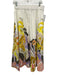 Marie Oliver Size M White, Yellow & Multi Cotton Elastic Waist Skirt Set White, Yellow & Multi / M