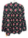 Mille Resort & Travel Size L Black, Pink, Green Cotton Long Sleeve Buttons Top Black, Pink, Green / L