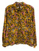 Pilcro Size M Yellow, Pink, Blue Cotton Micro Corduroy Long Sleeve Top Yellow, Pink, Blue / M