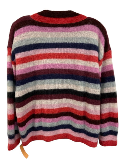 Marie Oliver Size M Pink, Purple, Multi Viscose & Polyester Long Sleeve Sweater Pink, Purple, Multi / M