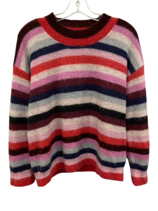 Marie Oliver Size M Pink, Purple, Multi Viscose & Polyester Long Sleeve Sweater Pink, Purple, Multi / M
