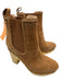 Veronica Beard Shoe Size 9.5 Brown & Beige Suede leather Clog Booties Brown & Beige / 9.5
