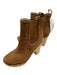 Veronica Beard Shoe Size 9.5 Brown & Beige Suede leather Clog Booties Brown & Beige / 9.5