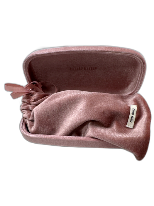 Miu Miu Brown & Gold Acetate Gold Tone Hardware Tortoiseshell Logo Sunglasses Brown & Gold