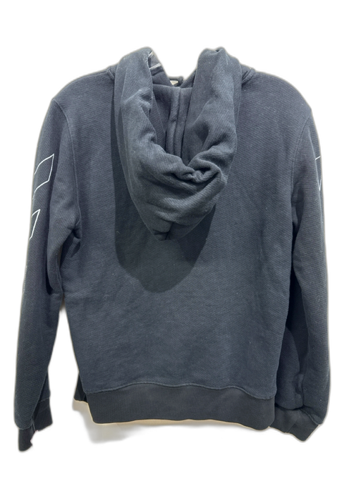 Off White AS IS - General Wear Size S Black & White Cotton Hoodie Sweater Black & White / S