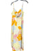 Z Supply Size Large Yellow, Blue & Multi Print Rayon Blend Front Cut Out Dress Yellow, Blue & Multi Print / Large