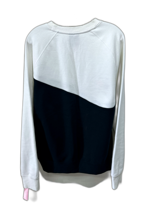 Nike Size M Black & White Cotton Men's Sweatshirt Black & White / M