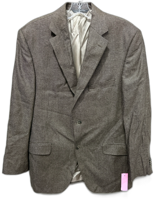 Jack Victor Tan Wool Blend Solid 2 Button Men's Blazer Tan / 40