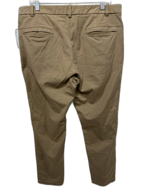 Lululemon Size 38 Dark Tan Cotton Blend Solid Khakis Men's Pants Dark Tan / 38