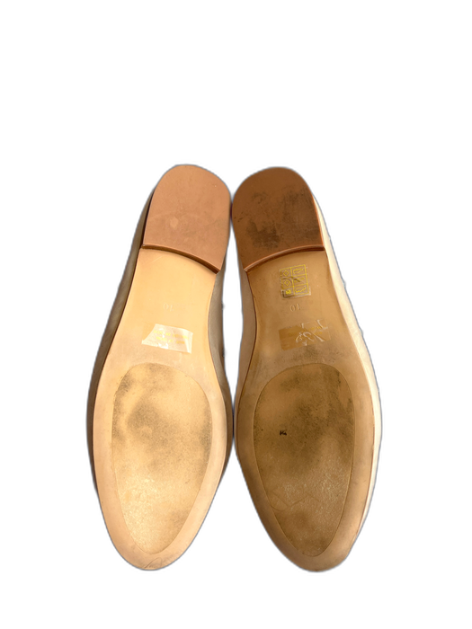 Jeffrey Campbell Shoe Size 10 nude Mesh Rhinestone Almond Toe Bow Detail Shoes nude / 10