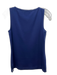 St. John Size P Blue Wool & Rayon Sleeveless Scoop Neck Top Blue / P