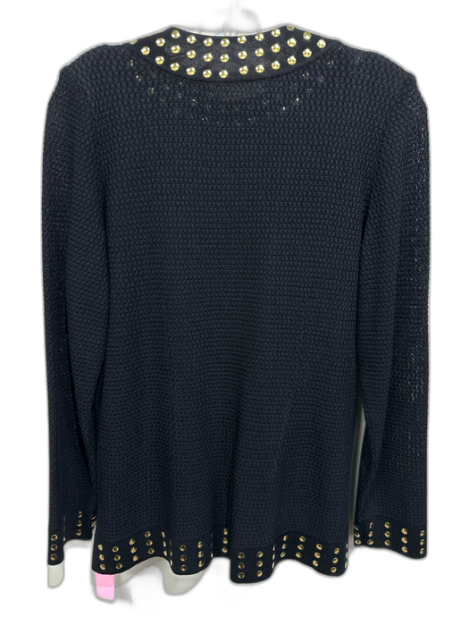 Misook Size XS Black & Gold Acrylic Studded Sweater Set Black & Gold / XS