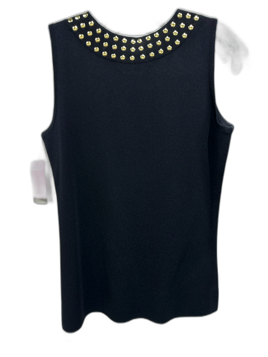 Misook Size XS Black & Gold Acrylic Studded Sweater Set Black & Gold / XS