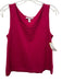 St. John Size S Berry Red Wool & Rayon Knit Sleeveless Round Neck Tank Top Berry Red / S