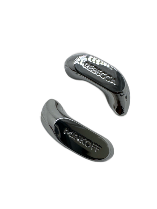 Rebecca Minkoff White Faux Leather Croc Embossed Pillowed Clutch Bag White / Small