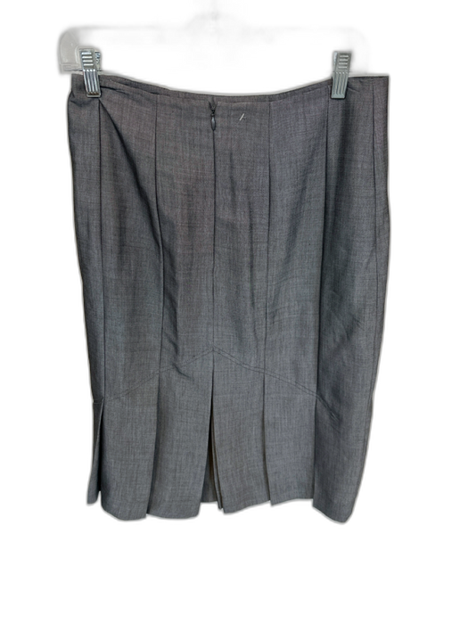 Lee Mathews Size 3/L Black Cotton Short Sleeve Back Button Cropped Top Black / 3/L