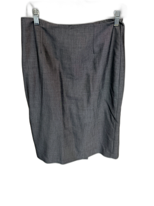 Lee Mathews Size 3/L Black Cotton Short Sleeve Back Button Cropped Top Black / 3/L