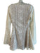 Loba Size XS White Nylon Blend Scoop Neck Long Sleeve Lace Overlay Dress White / XS