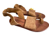 Free People Shoe Size 37 Brown Leather Strappy Flip flop Flat Shoes Brown / 37