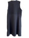 J Lindeberg Size S Black & White Polyester High Neck Sleeveless Pockets Dress Black & White / S
