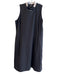 J Lindeberg Size S Black & White Polyester High Neck Sleeveless Pockets Dress Black & White / S
